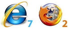  Internet Explorer 7  FireFox 